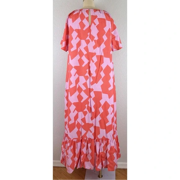 Ivy City Co Haven Maxi Dress In Geometric Print, size Medium - Picture 6 of 14